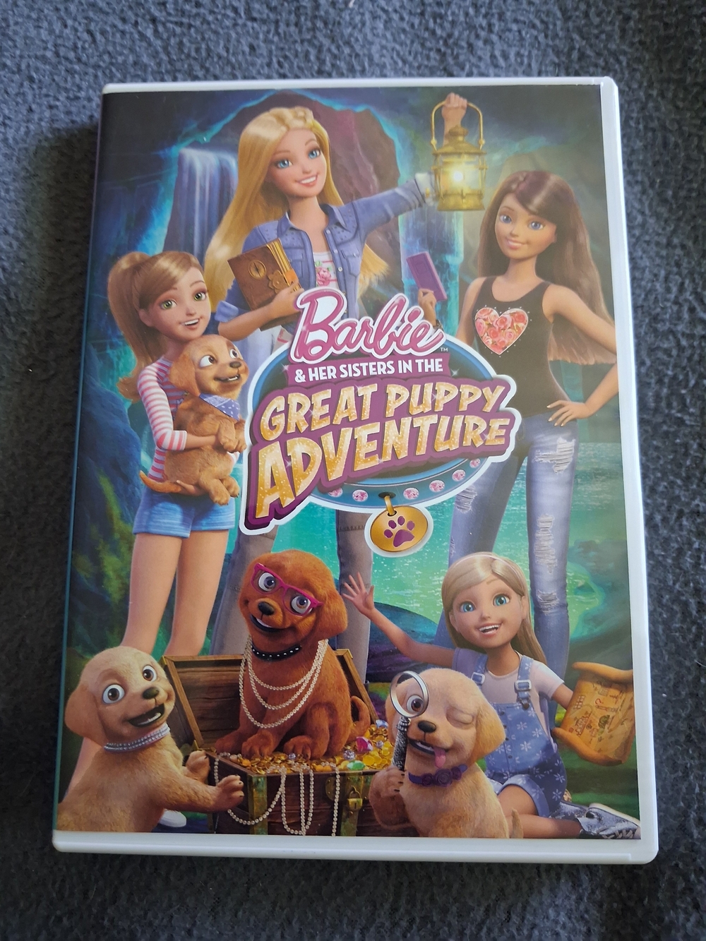 Barbie DVD Cover — Pink, Blue, Purple Artwork